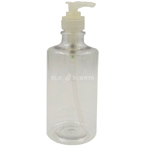 480ml Empty Transparent Plastic Bottle with Rotary Pump Head